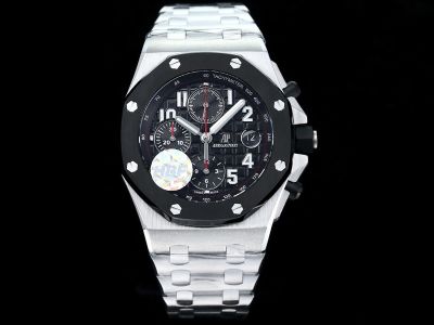 HBF Factory AP Royal Oak Series:26238: Black Steel Case Watch